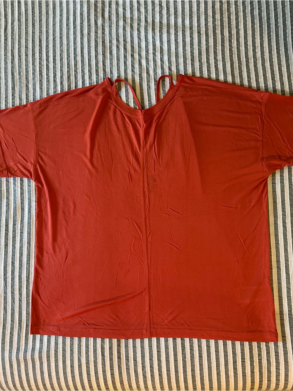 adidas Women's Burnt Orange Short Sleeve Tee